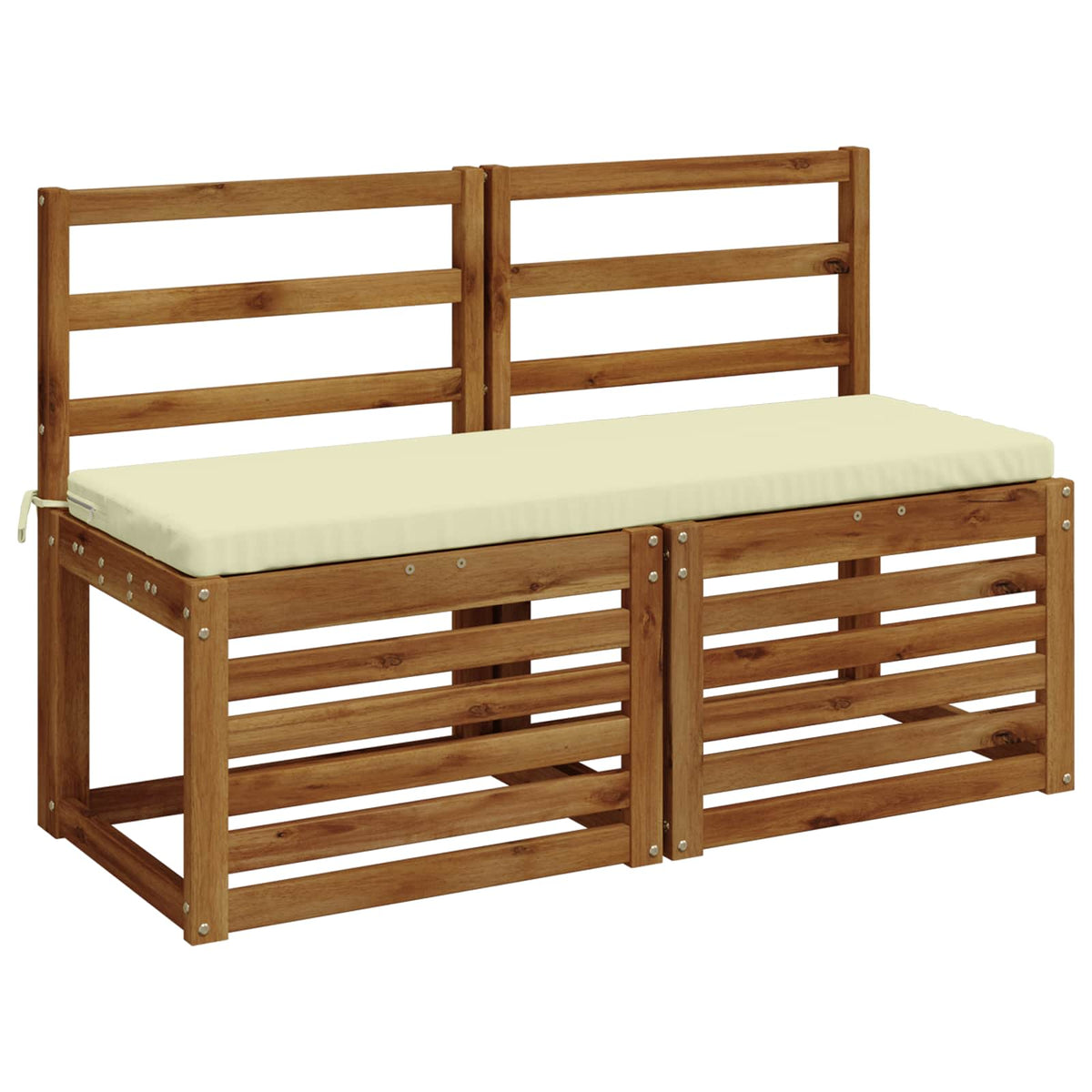 Bænkpude SOEST 100% polyester Cremefarvet 120 x 40 x 5 cm