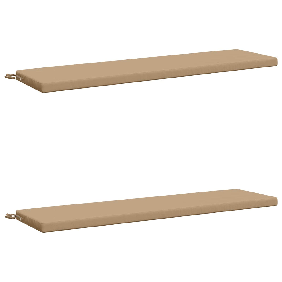 2-delt bænkepude SOEST 2 stk. 100% polyester Sandfarvet