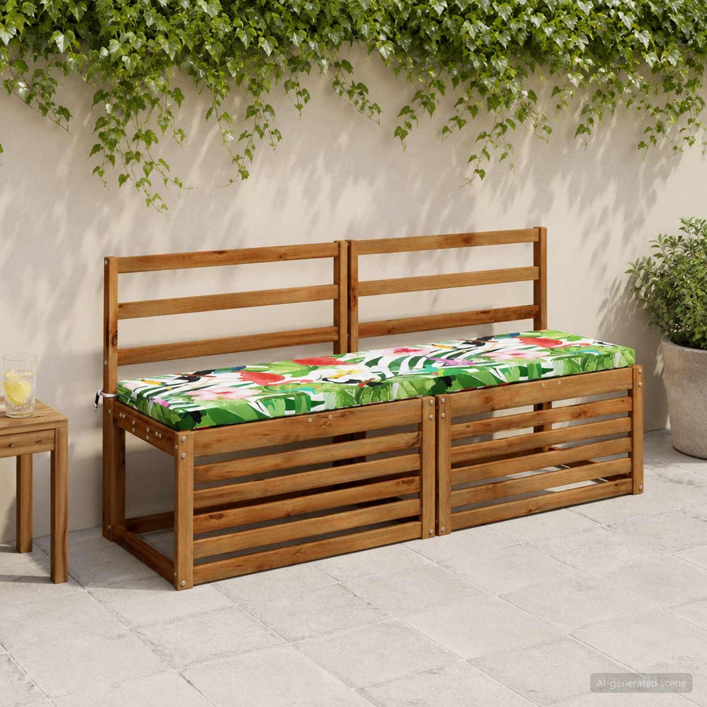 Bænkpude SOEST 100% polyester Flerfarvet 150 x 40 x 5 cm