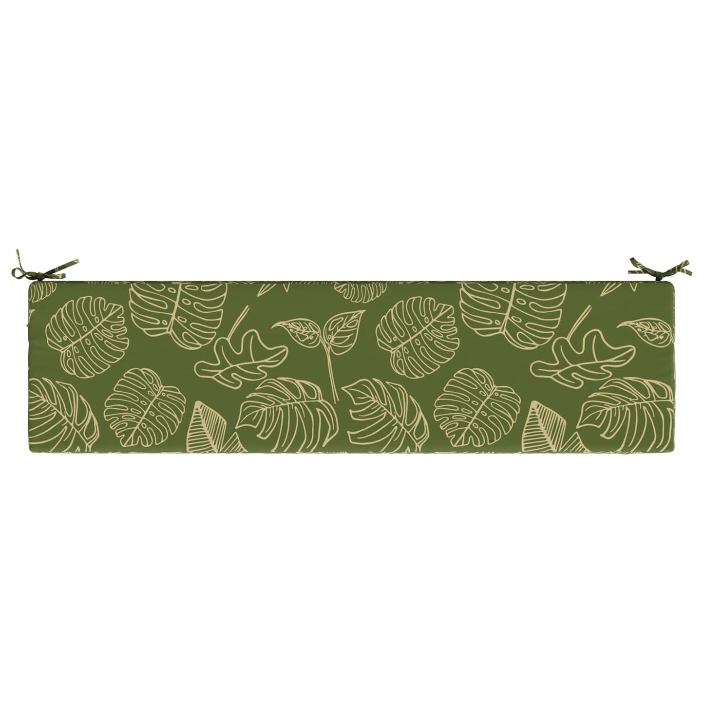 2-delt bænkepude SOEST 2 stk. 100% polyester Bladdesign