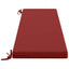 Bænkpude SOEST 100% polyester Vinrød 140 x 40 x 5 cm