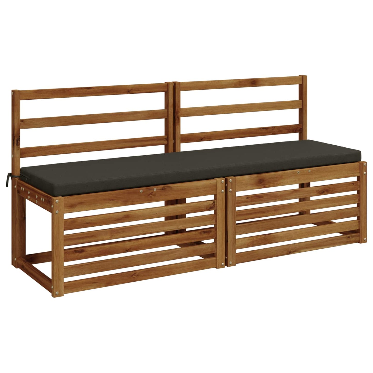 Bænkpude SOEST 100% polyester Antracit 150 x 40 x 5 cm