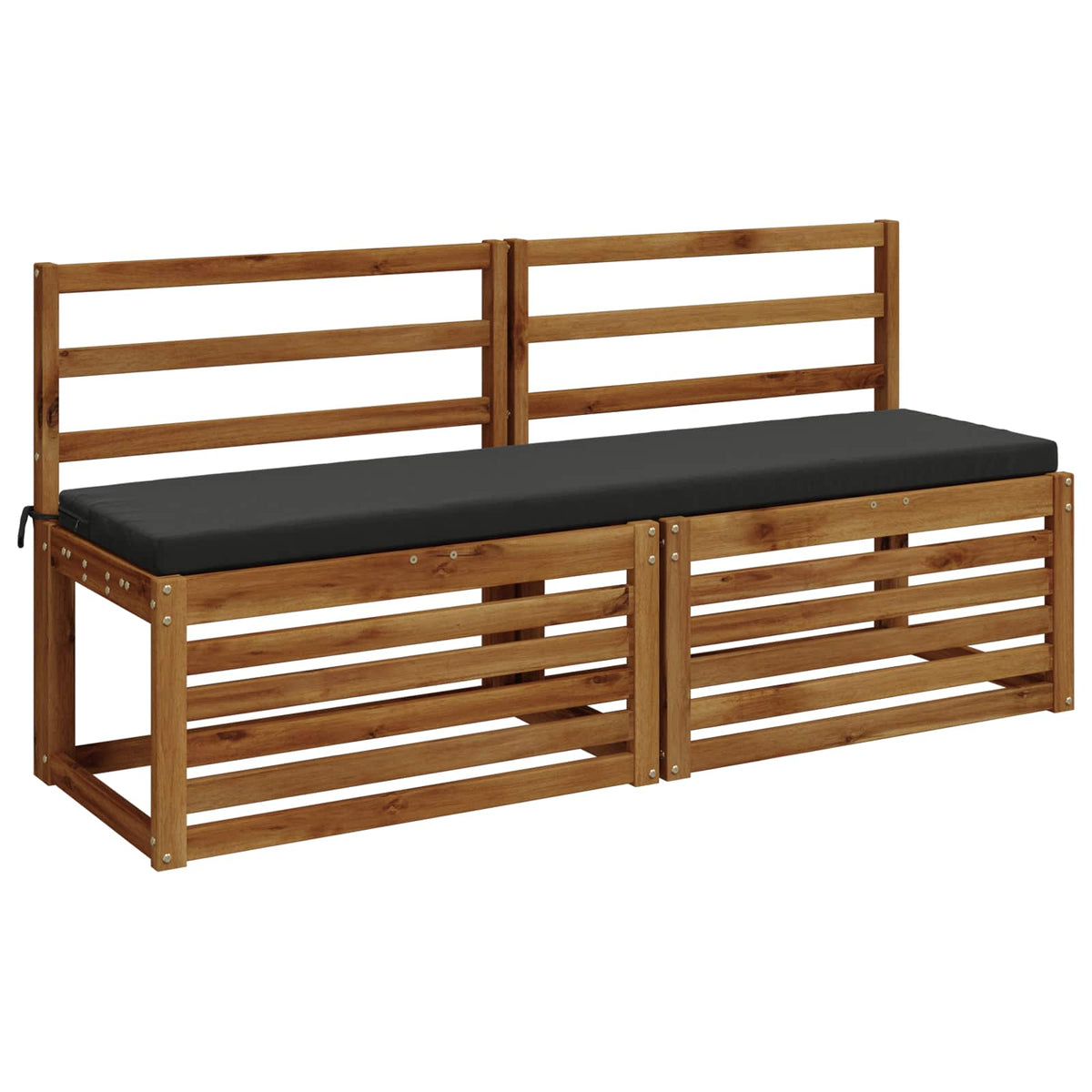 Bænkpude SOEST 100% polyester Antracit 150 x 40 x 5 cm