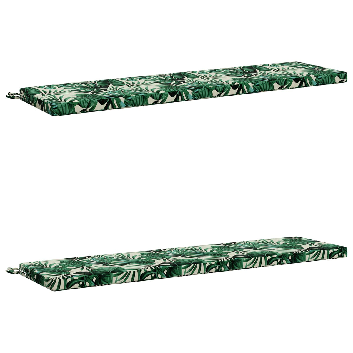 2-delt bænkepude SOEST 2 stk. 100% polyester Bladmønster