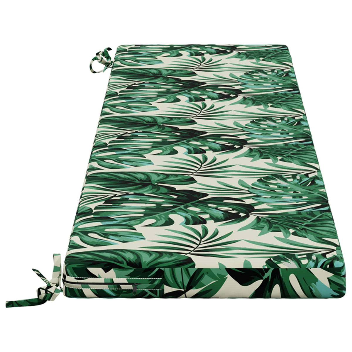 2-delt bænkepude SOEST 2 stk. 100% polyester Bladmønster