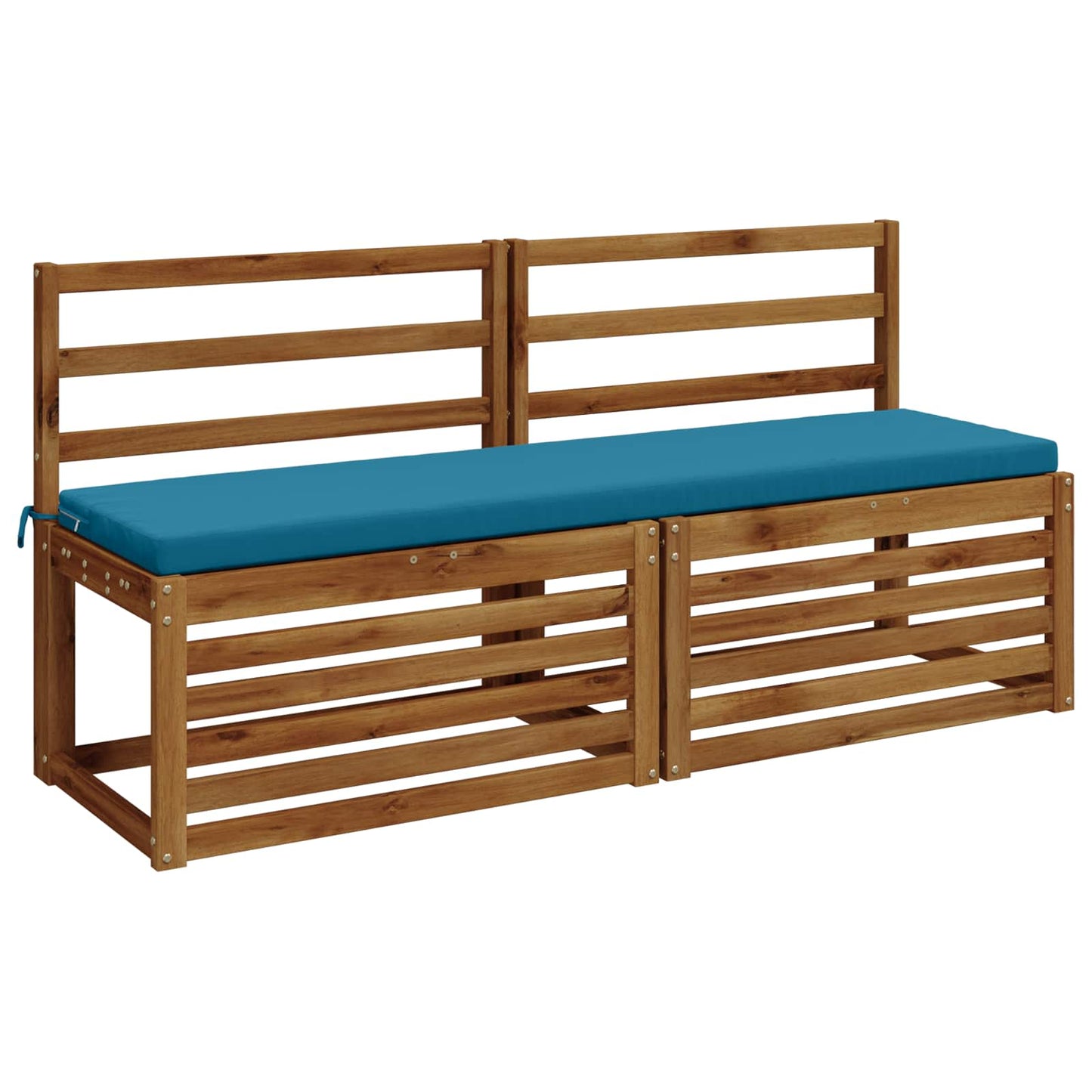 Bænkpude SOEST 100% polyester Lyseblå 160 x 40 x 5 cm