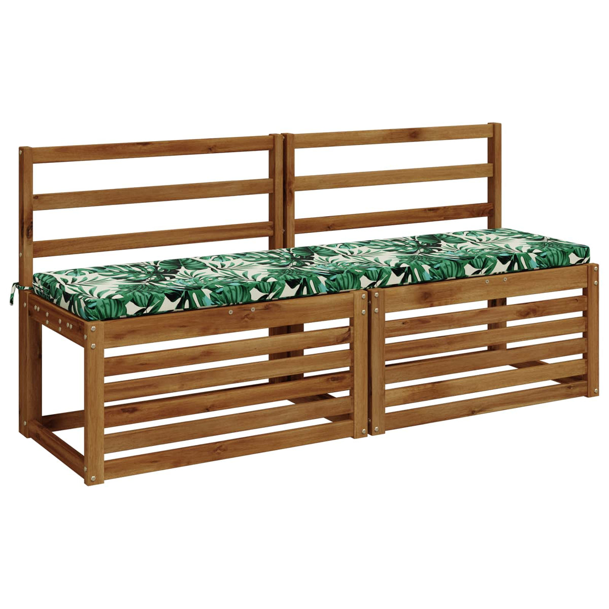 Bænkpude SOEST 100% polyester Bladmønster 160 x 40 x 5 cm