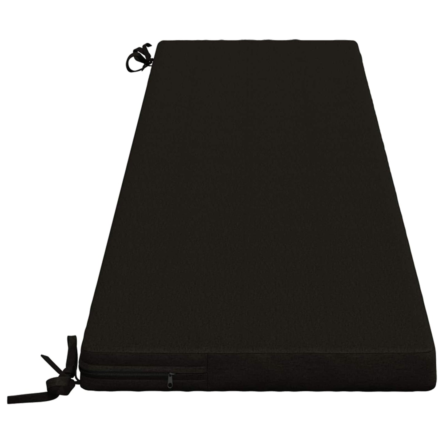 Bænkpude SOEST 100% polyester Sort 170 x 40 x 5 cm