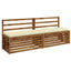 Bænkpude SOEST 100% polyester Cremefarvet 170 x 40 x 5 cm
