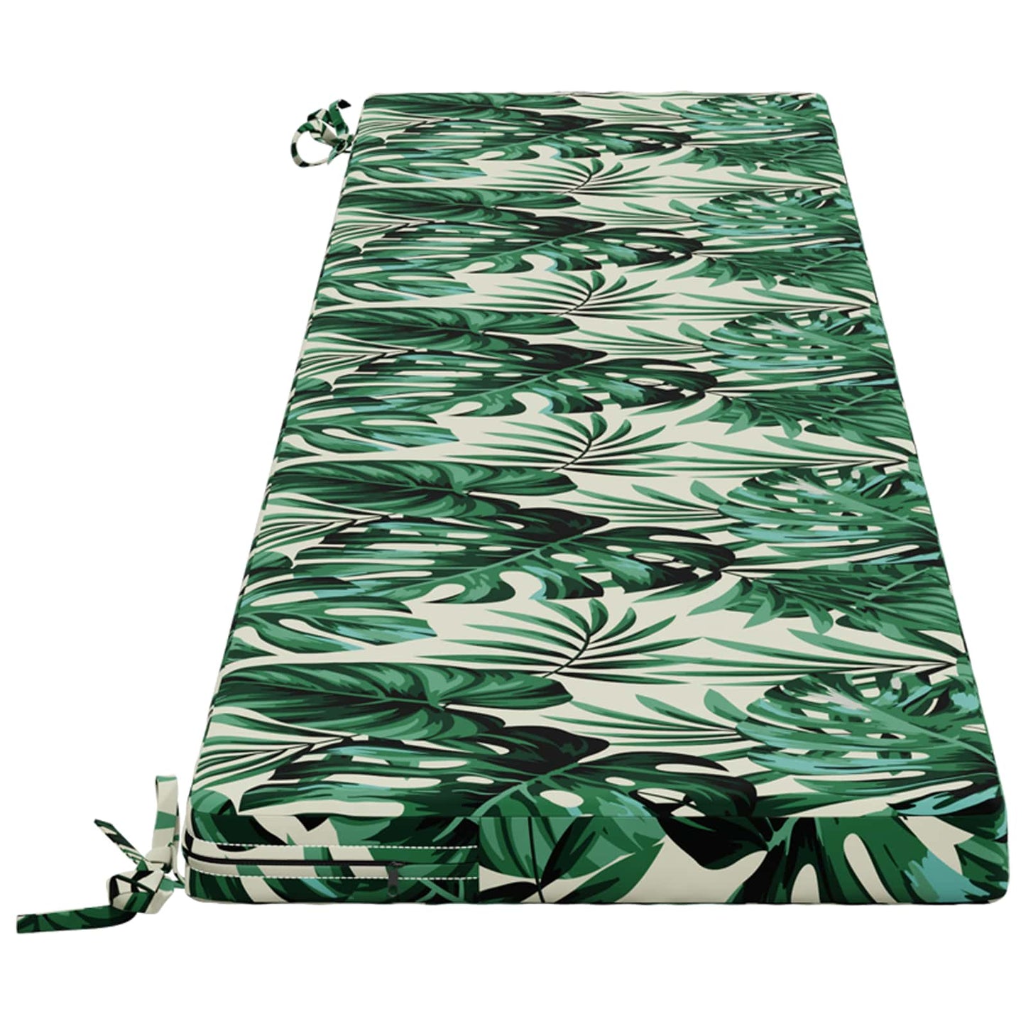 Bænkpude SOEST 100% polyester Bladmønster 170 x 40 x 5 cm