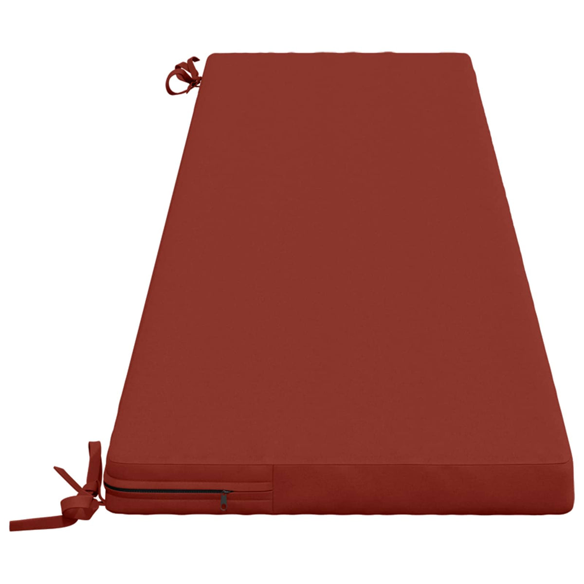 Bænkpude SOEST 100% polyester Rød 180 x 40 x 5 cm