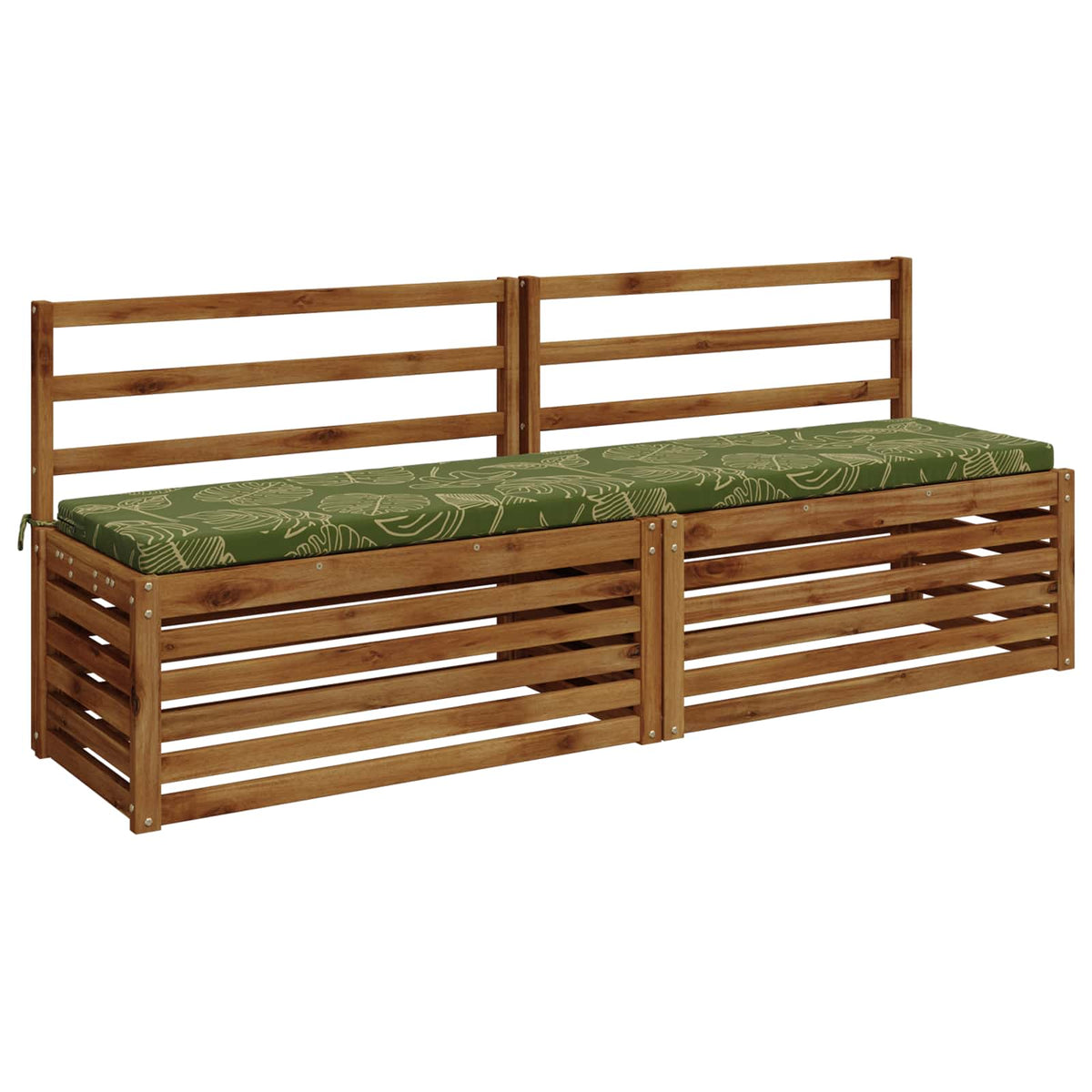 Bænkpude SOEST 100% polyester Bladdesign 180 x 40 x 5 cm
