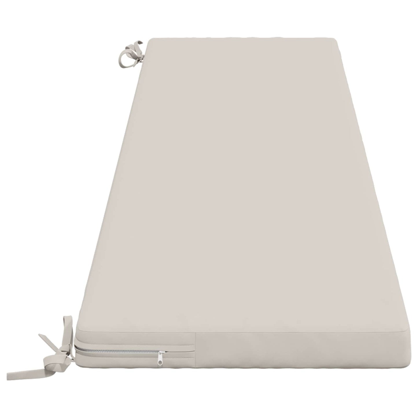 Bænkpude SOEST 100% polyester Hvid 200 x 40 x 5 cm