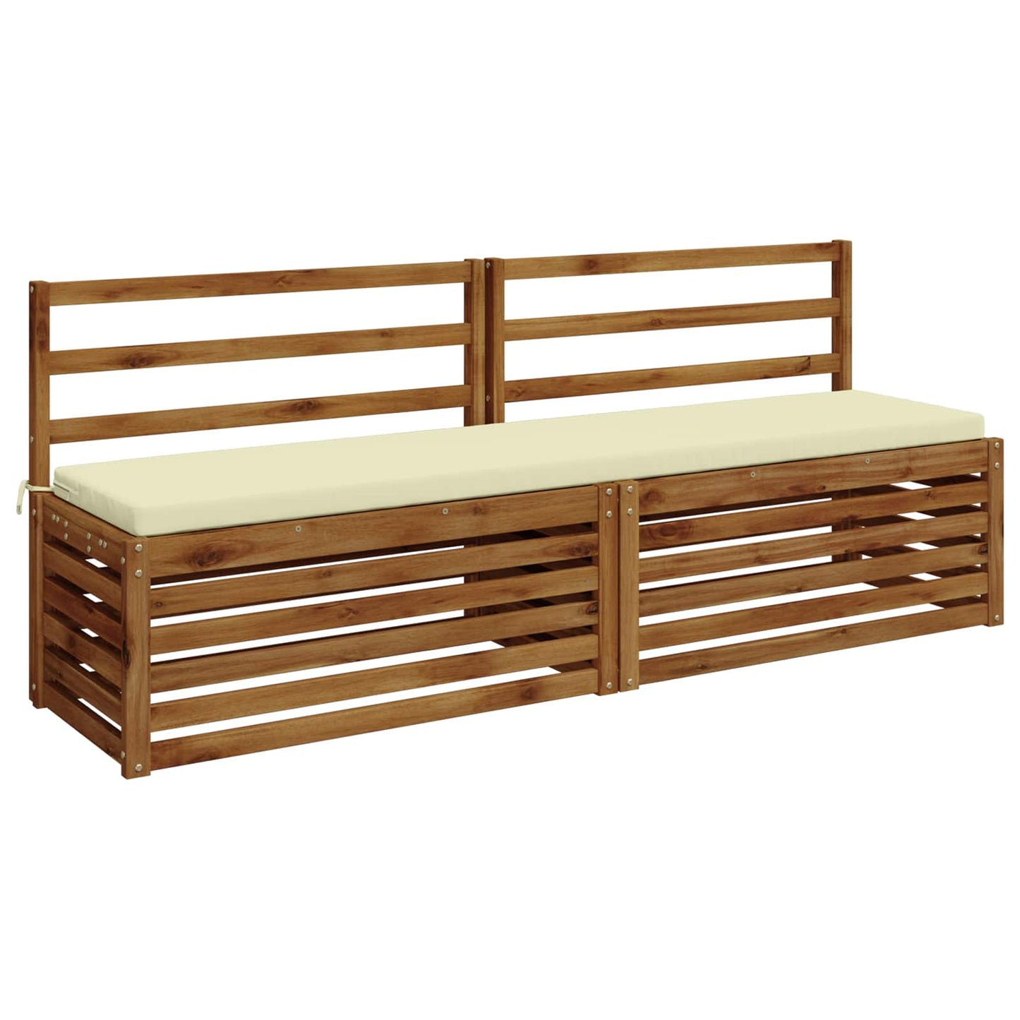 Bænkpude SOEST 100% polyester Cremefarvet 200 x 40 x 5 cm