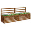 Bænkpude SOEST 100% polyester Flerfarvet 200 x 40 x 5 cm