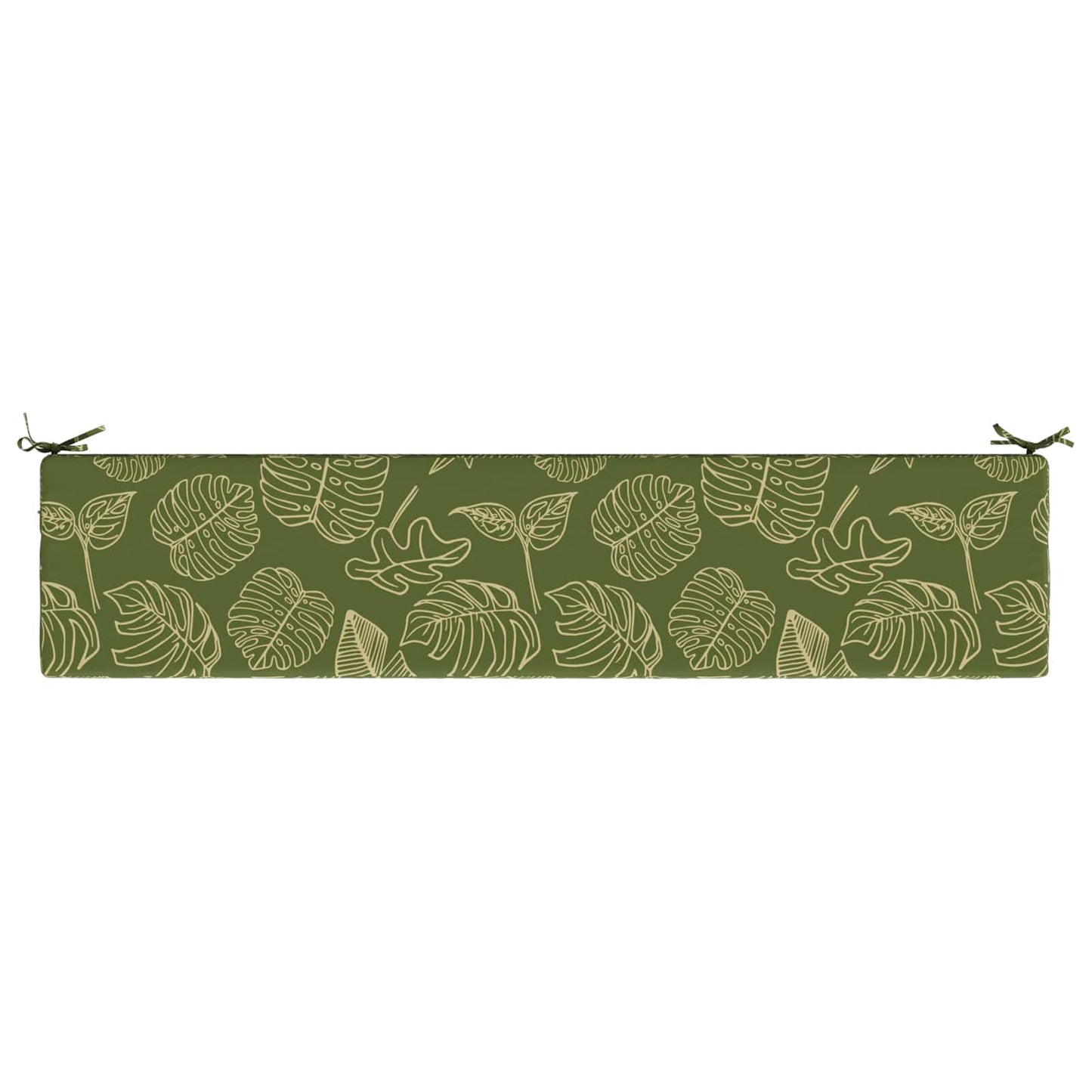 2-delt bænkepude SOEST 2 stk. 100% polyester Bladdesign