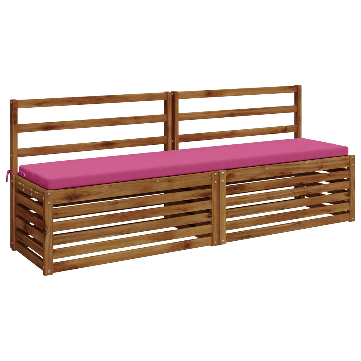 Bænkpude SOEST 100% polyester Lyserød 200 x 40 x 5 cm