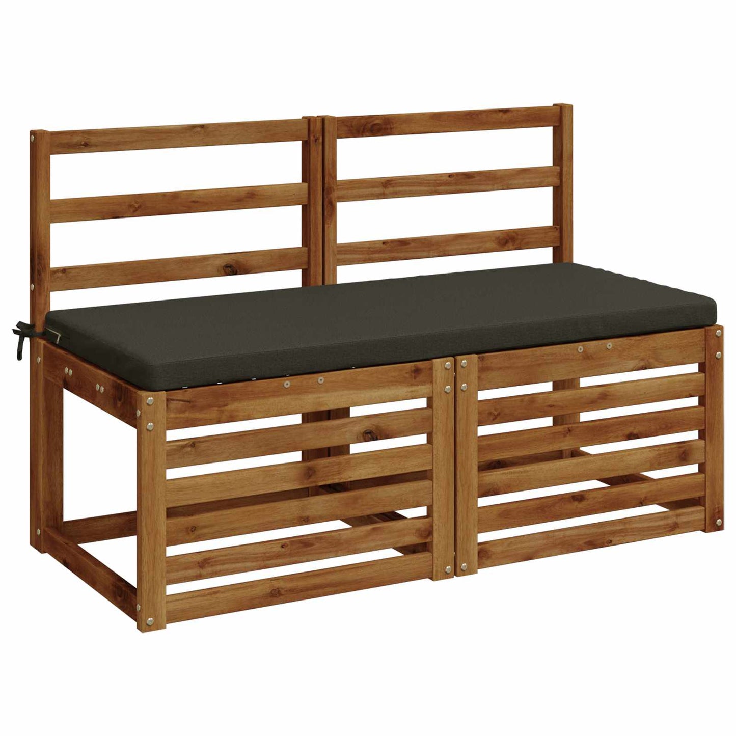 Bænkpude SOEST 100% polyester Antracit 110 x 50 x 5 cm