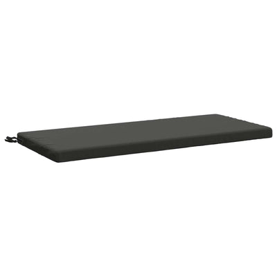 Bænkpude SOEST 100% polyester Antracit 110 x 50 x 5 cm