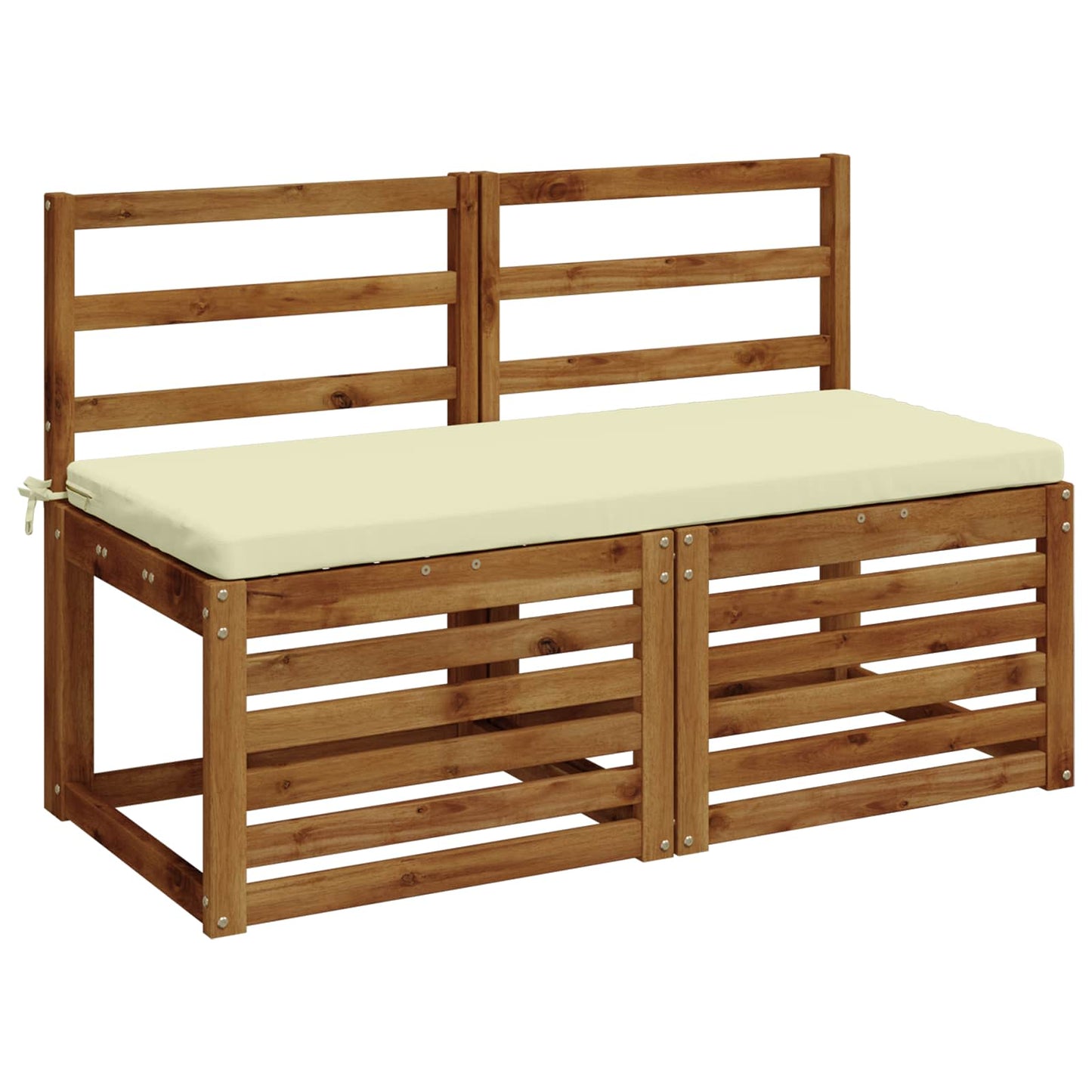 Bænkpude SOEST 100% polyester Cremefarvet 110 x 50 x 5 cm