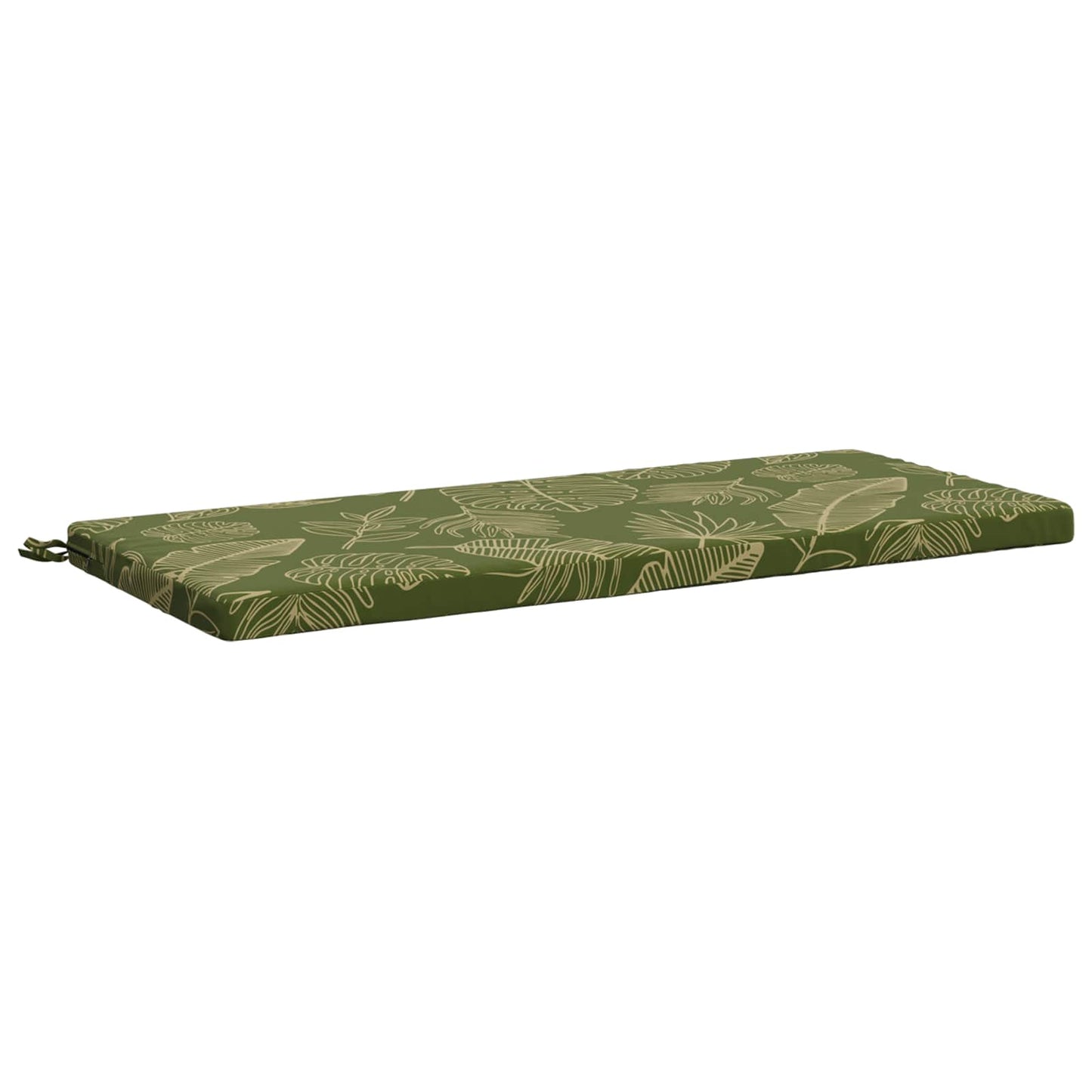 Bænkpude SOEST 100% polyester Bladdesign 110 x 50 x 5 cm