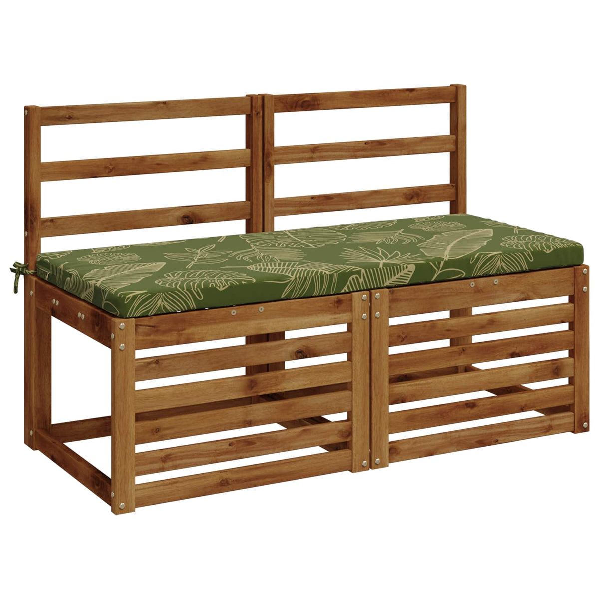 Bænkpude SOEST 100% polyester Bladdesign 110 x 50 x 5 cm