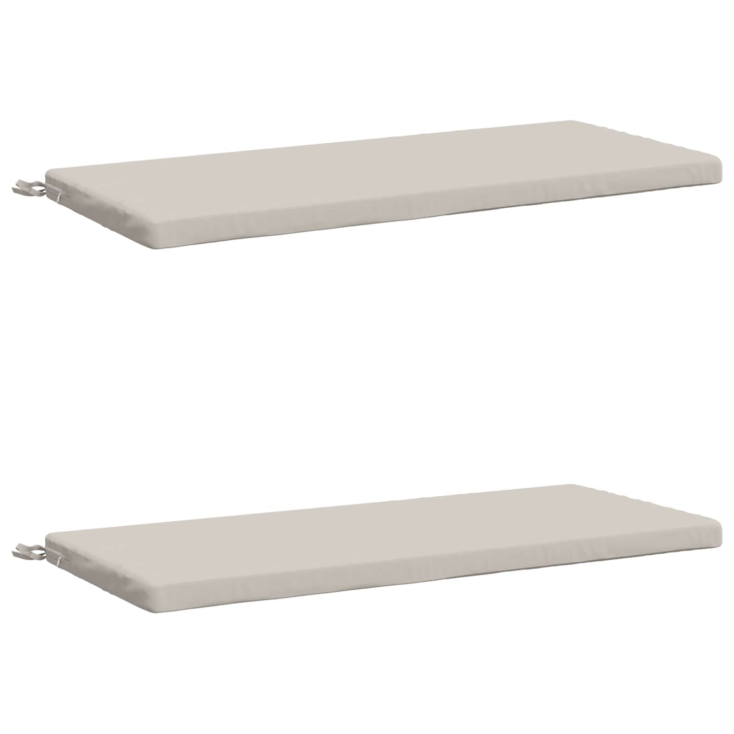 2-delt bænkepude SOEST 2 stk. 100% polyester Hvid