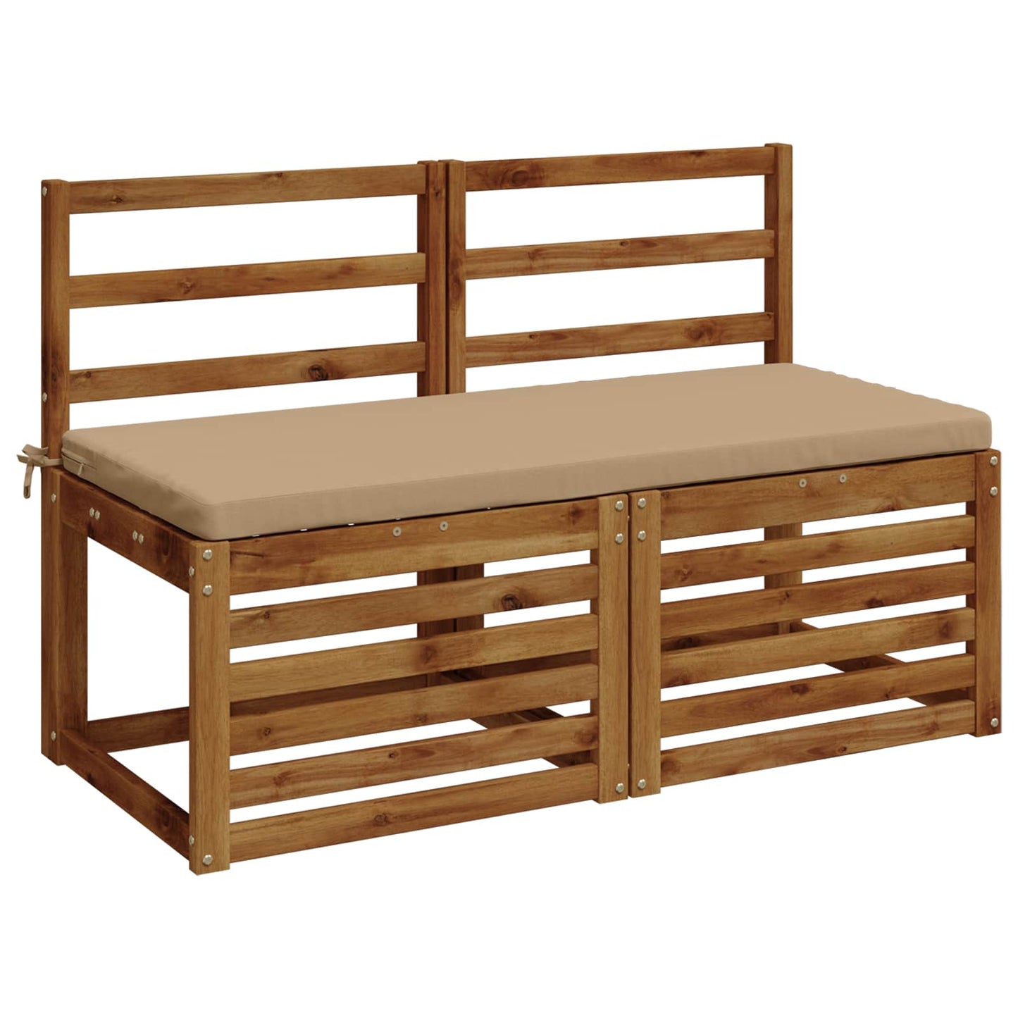 Bænkpude SOEST 100% polyester Sandfarvet 120 x 50 x 5 cm