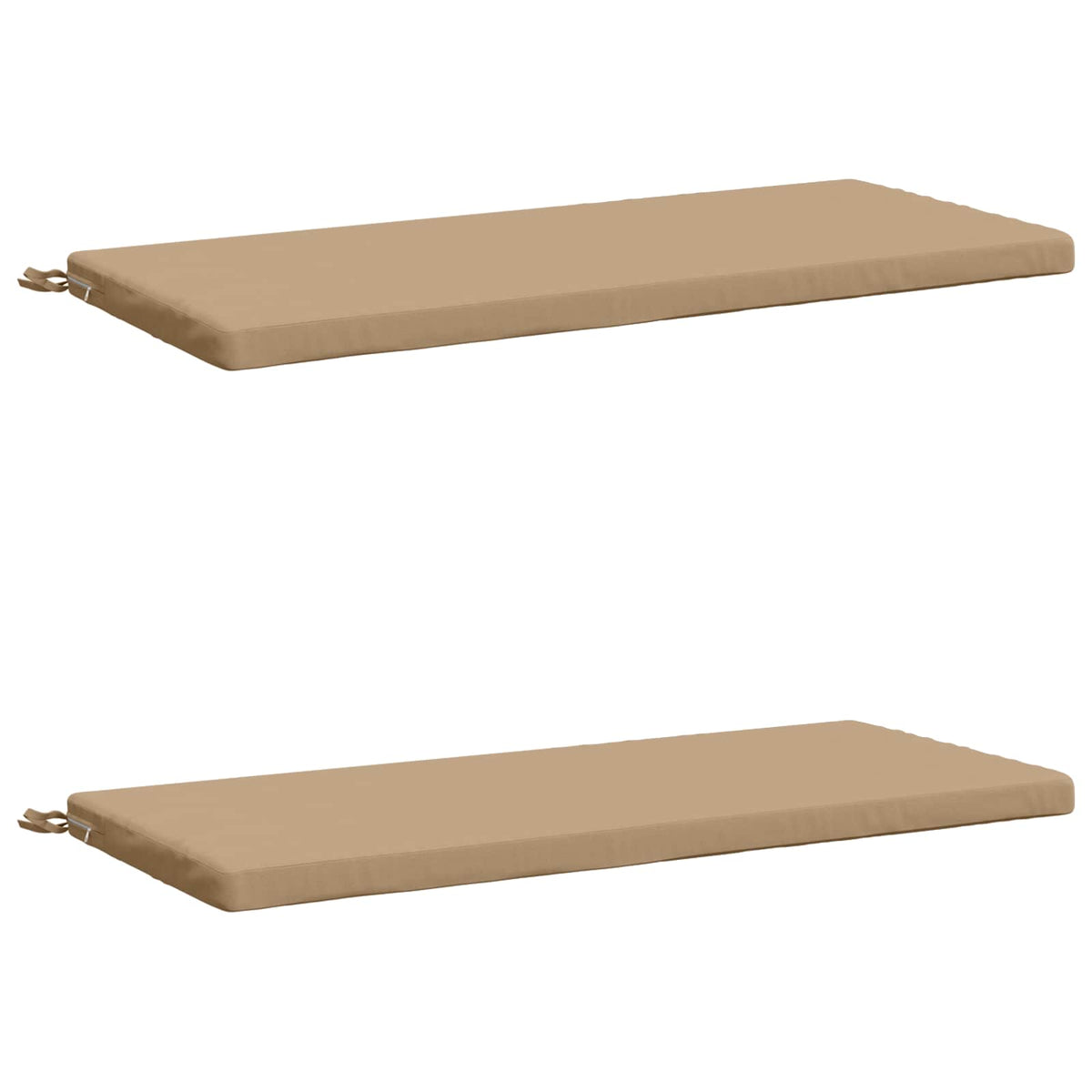 2-delt bænkepude SOEST 2 stk. 100% polyester Sandfarvet