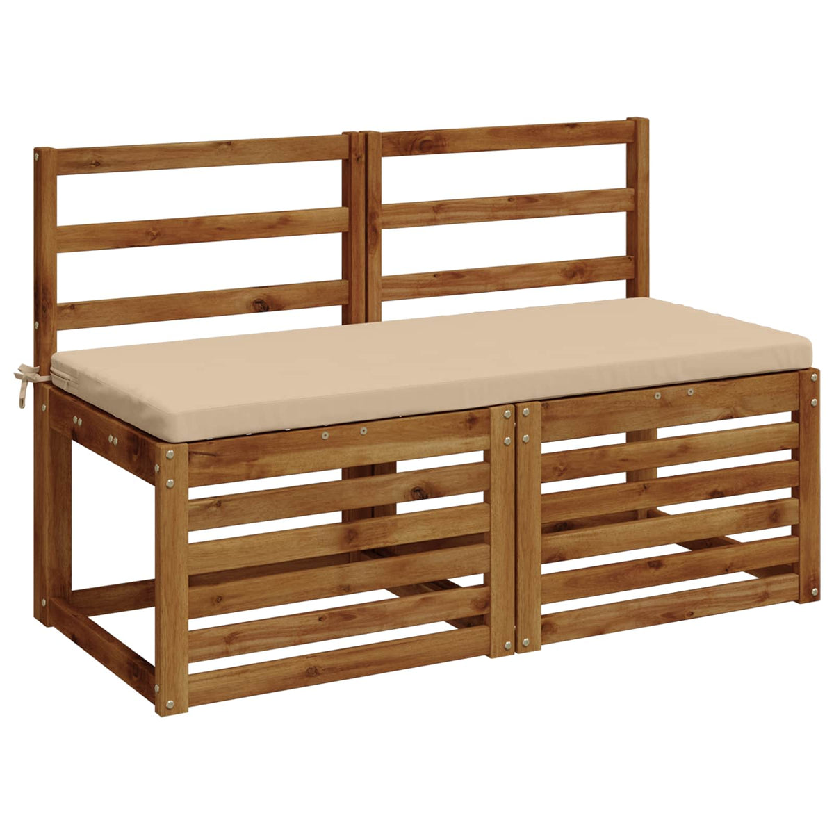 Bænkpude SOEST 100% polyester Cremefarvet 120 x 50 x 5 cm