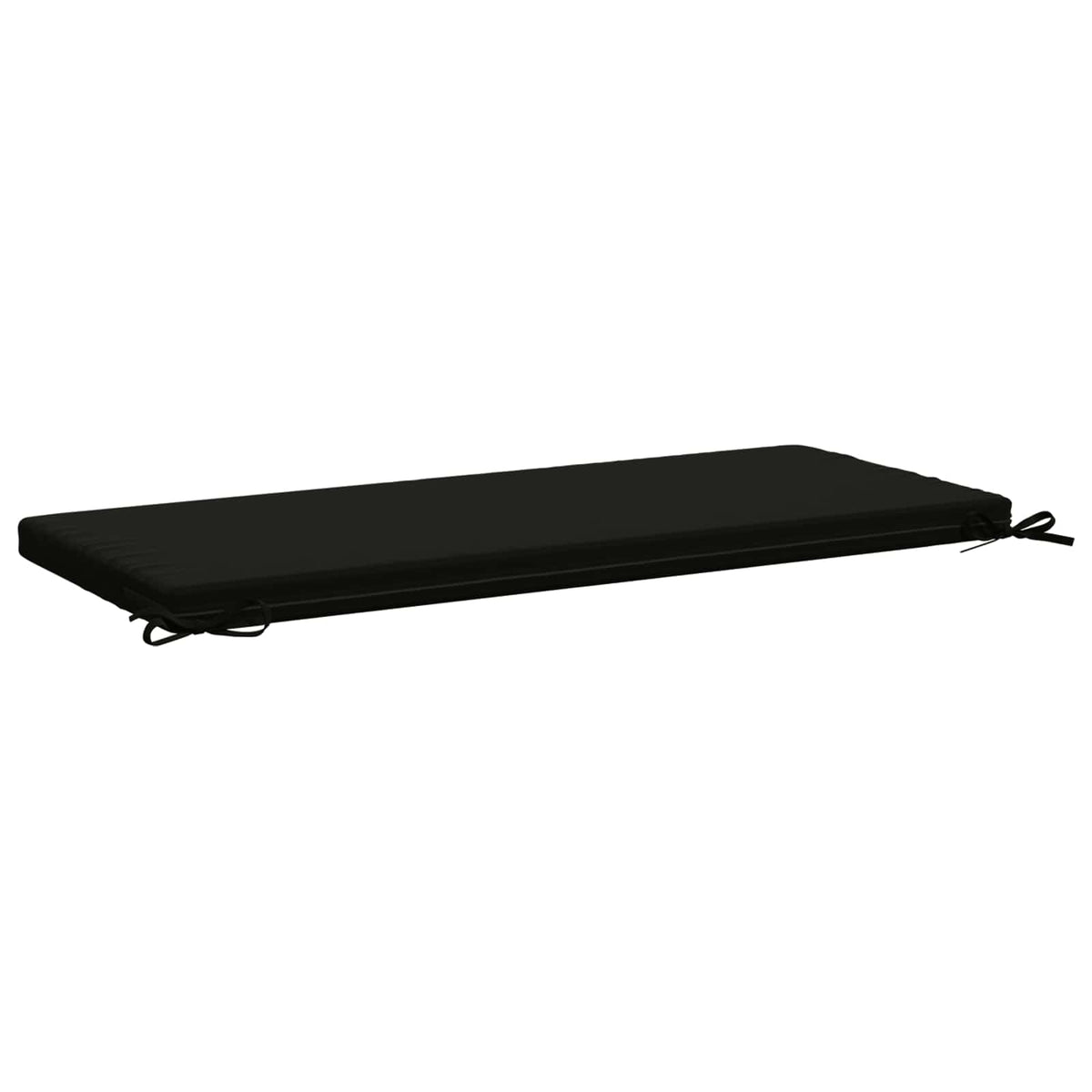 Bænkpude SOEST 100% polyester Sort 120 x 50 x 5 cm