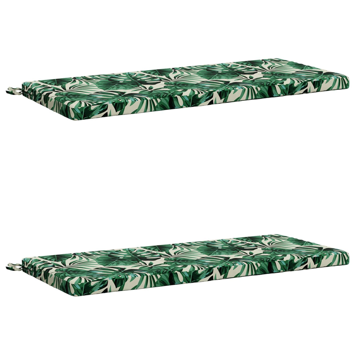 2-delt bænkepude SOEST 2 stk. 100% polyester Bladmønster