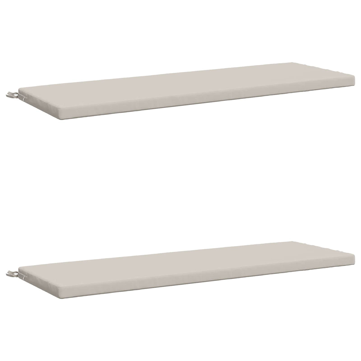 2-delt bænkepude SOEST 2 stk. 100% polyester Hvid