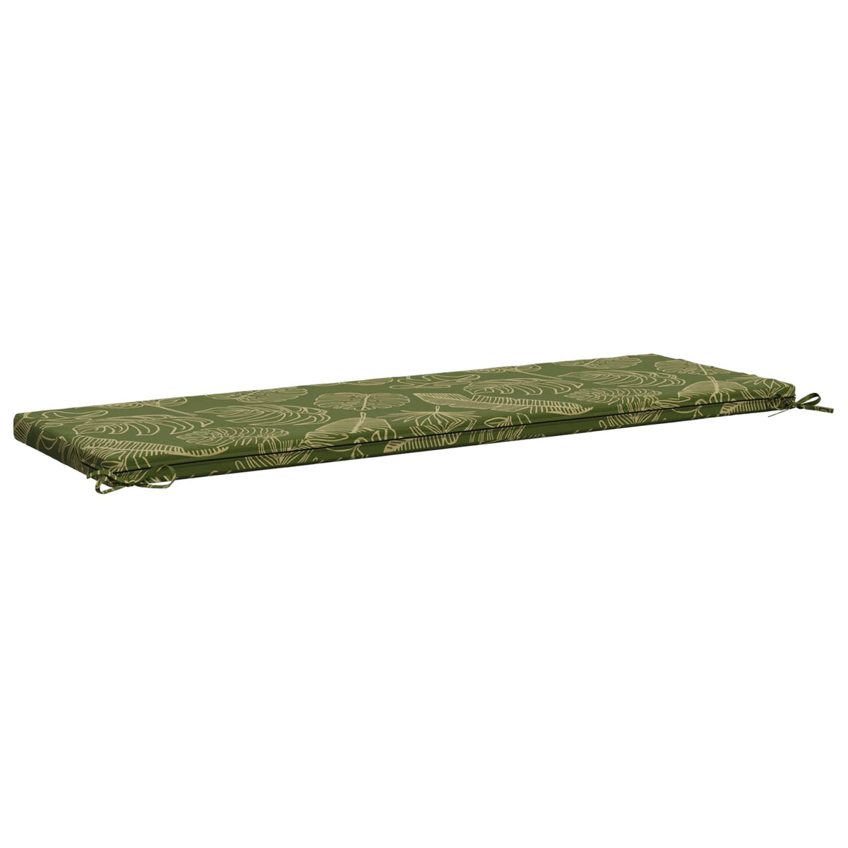 Bænkpude SOEST 100% polyester Bladdesign 140 x 50 x 5 cm