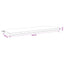 Bænkpude SOEST 100% polyester Bladdesign 140 x 50 x 5 cm