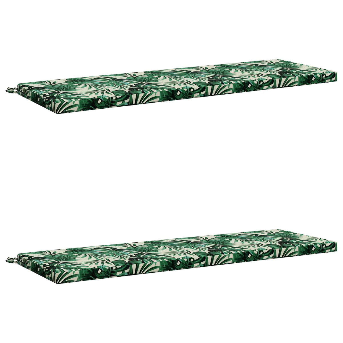2-delt bænkepude SOEST 2 stk. 100% polyester Bladmønster