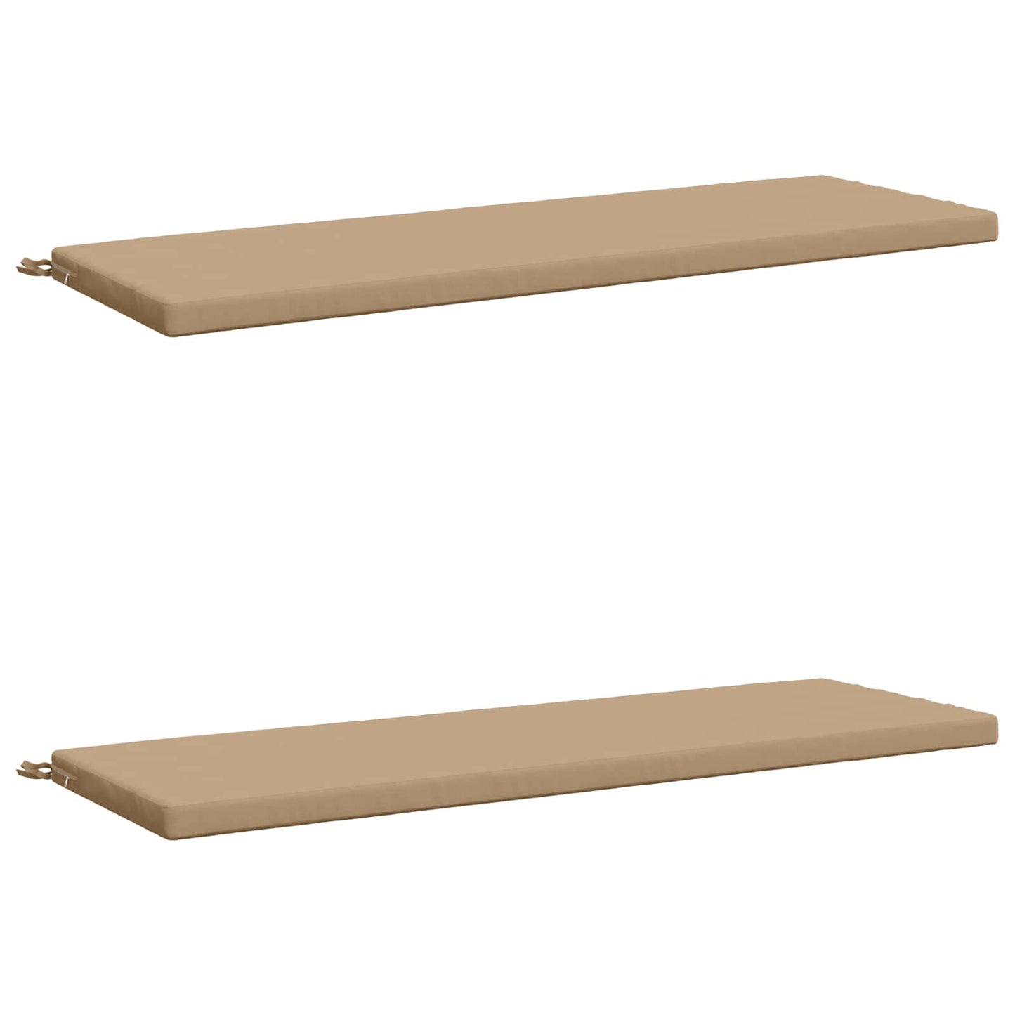 2-delt bænkepude SOEST 2 stk. 100% polyester Sandfarvet