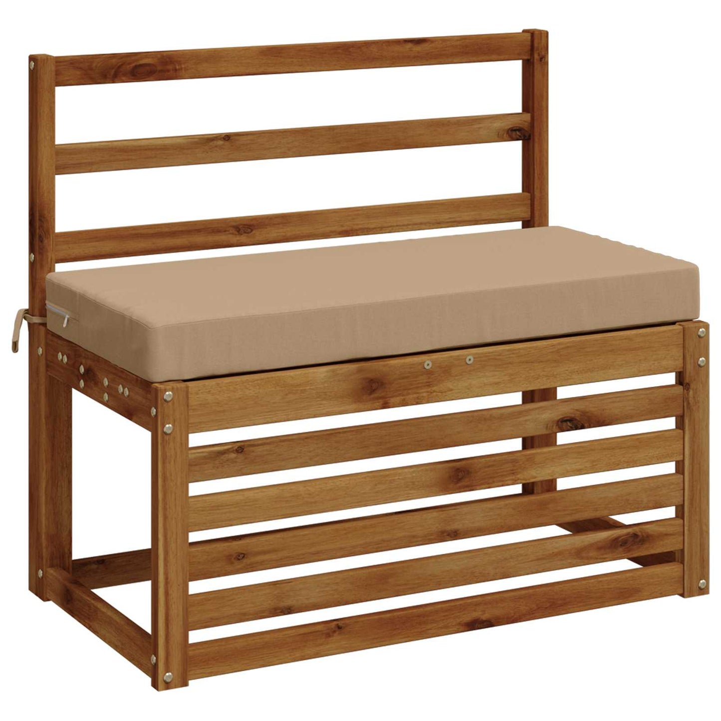 Bænkpude SOEST 100% polyester Sandfarvet 60 x 40 x 8 cm