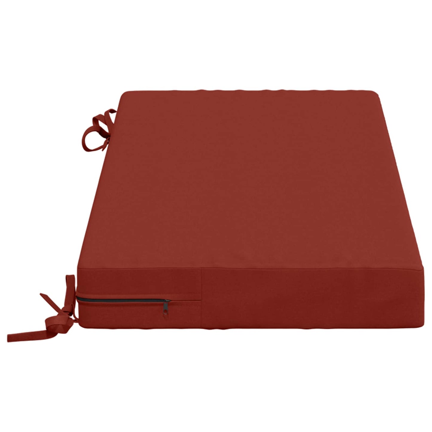 Bænkpude SOEST 100% polyester Rød 80 x 40 x 8 cm
