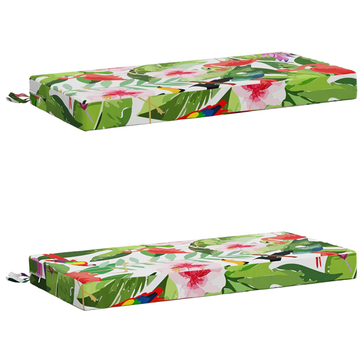 2-delt bænkepude SOEST 2 stk. 100% polyester Flerfarvet