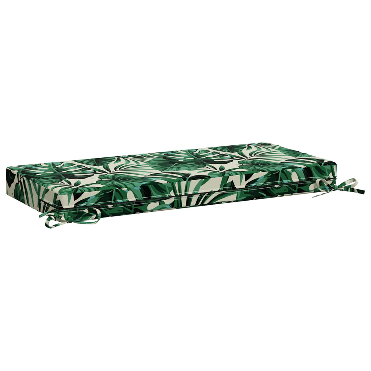 Bænkpude SOEST 100% polyester Bladmønster 80 x 40 x 8 cm
