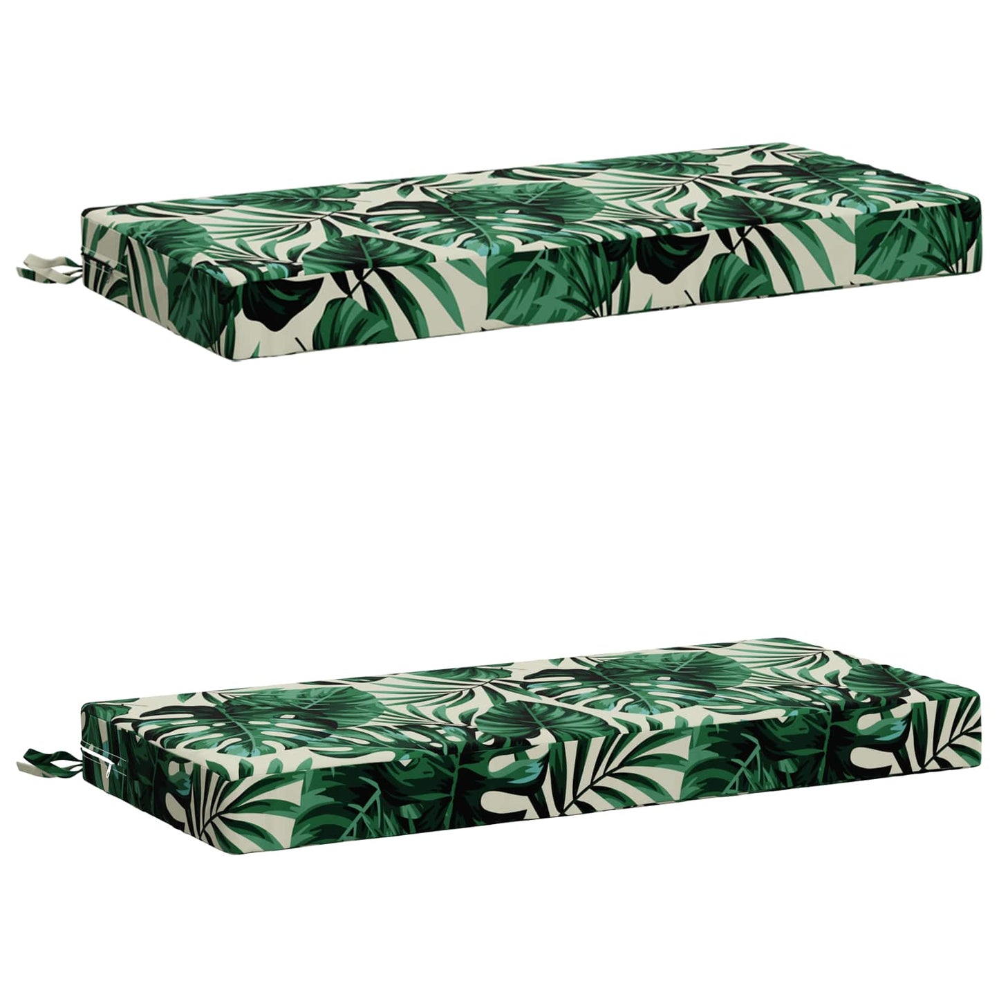 2-delt bænkepude SOEST 2 stk. 100% polyester Bladmønster