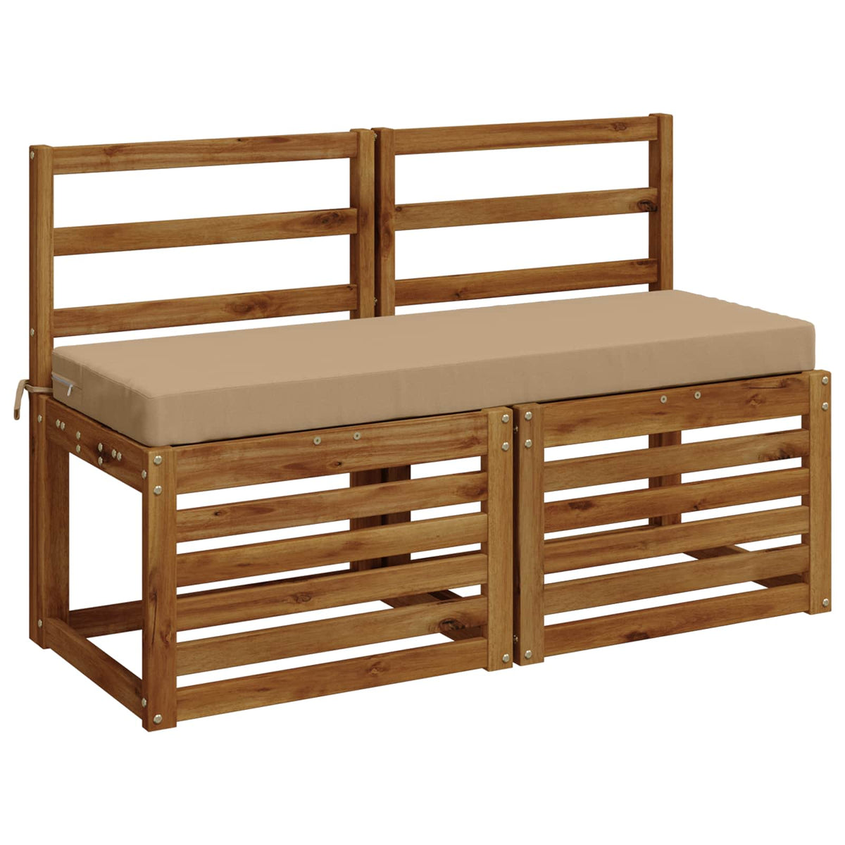 Bænkpude SOEST 100% polyester Sandfarvet 100 x 40 x 8 cm