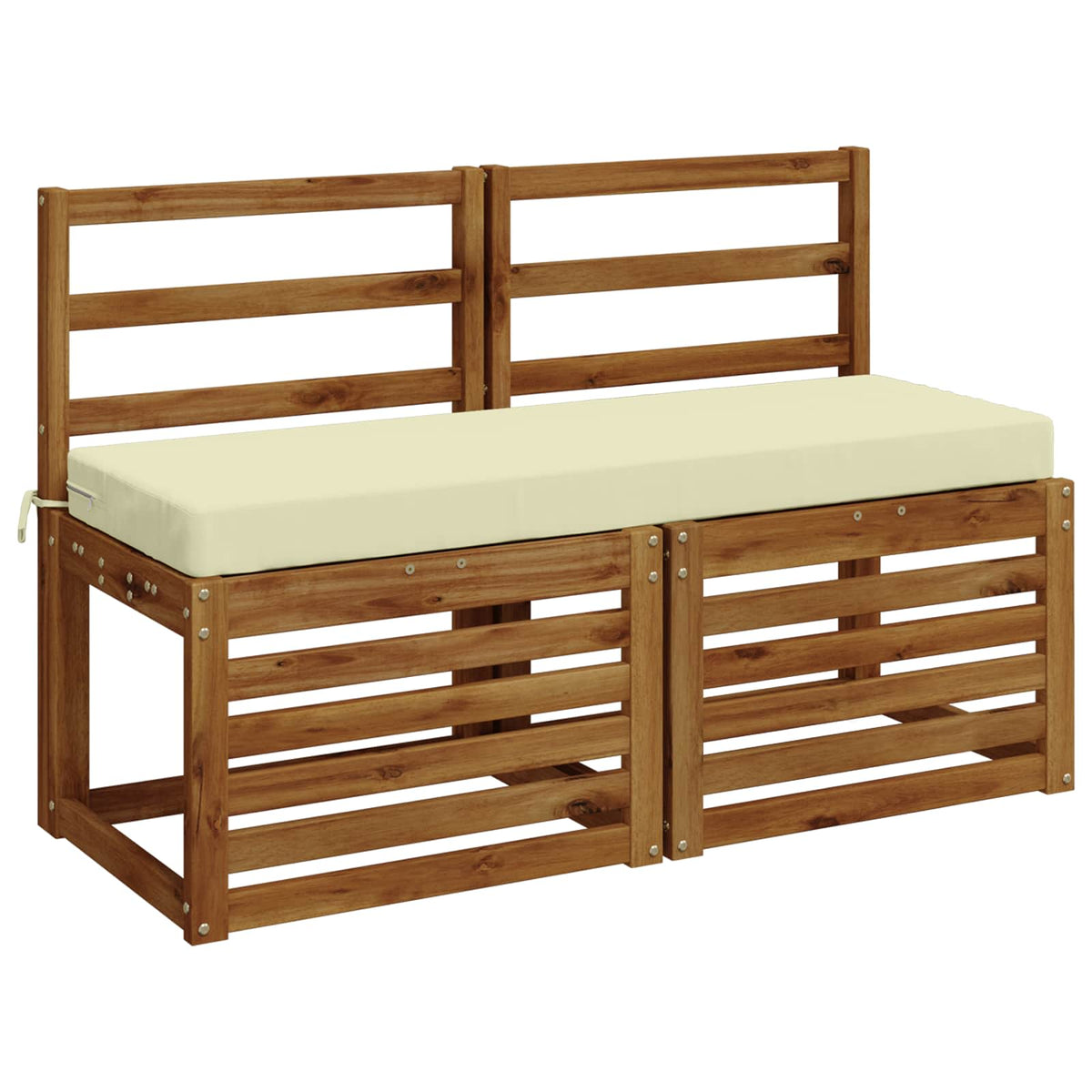Bænkpude SOEST 100% polyester Cremefarvet 100 x 40 x 8 cm
