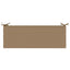 Bænkpude SOEST 100% polyester Gråbrun 100 x 40 x 8 cm