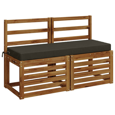 Bænkpude SOEST 100% polyester Antracit 110 x 40 x 8 cm
