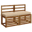 Bænkpude SOEST 100% polyester Cremefarvet 110 x 40 x 8 cm