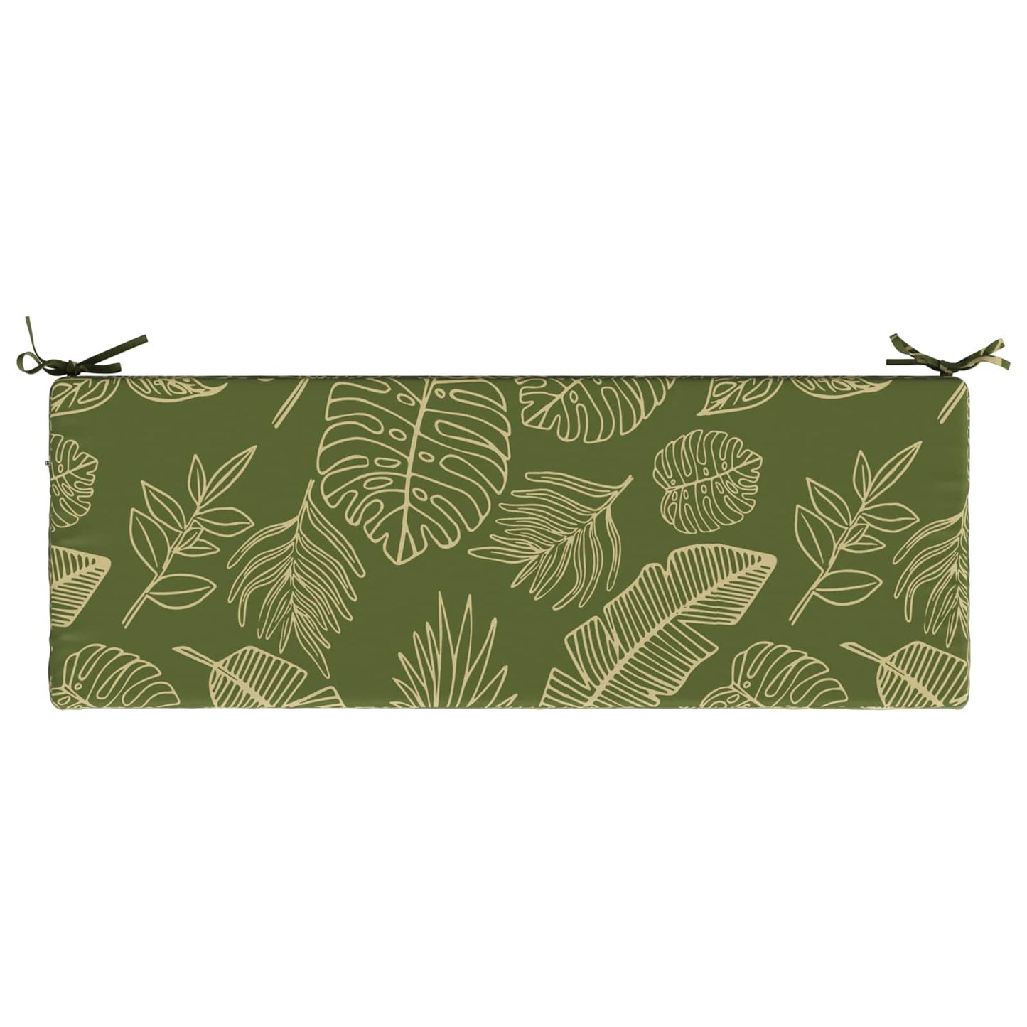 2-delt bænkepude SOEST 2 stk. 100% polyester Bladdesign