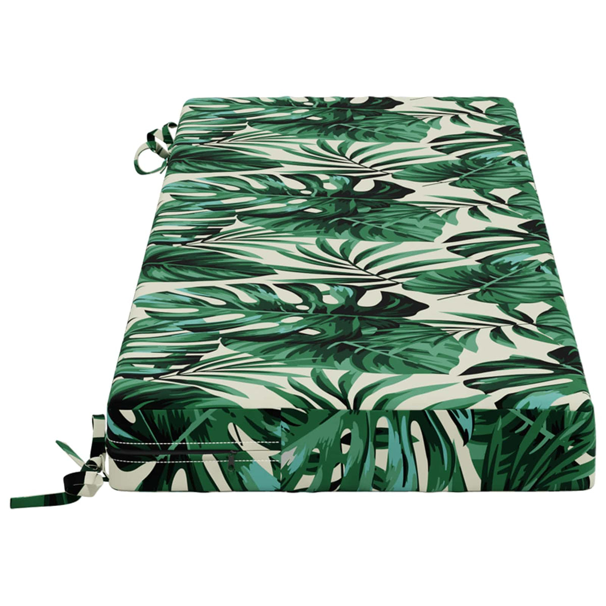 Bænkpude SOEST 100% polyester Bladmønster 110 x 40 x 8 cm