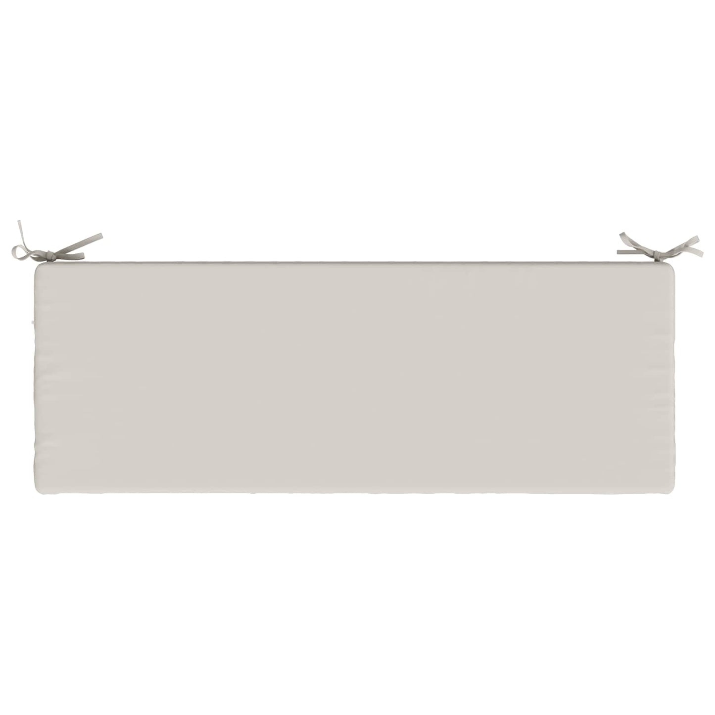 Bænkpude SOEST 100% polyester Hvid 120 x 40 x 8 cm